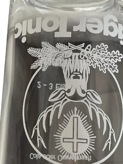 Jägermeister Jäger Tonic Glas Trinkglas Hirschkopf Logo Party 16cm Transparent