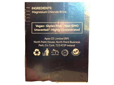 Pure Magnesium Oil Spray 60ml Magnesiumöl 100% Natürlich Vegan Glutenfrei