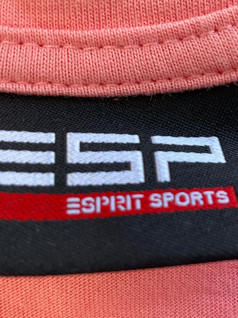 ESPRIT SPORTS Damen T-Shirt Pink Gr. 42 Sportlich Kurzarm 7