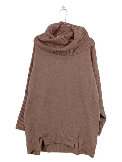 About You Damen Rollkragenpullover Strickpullover Gr. 38 M Braun Casual Winter