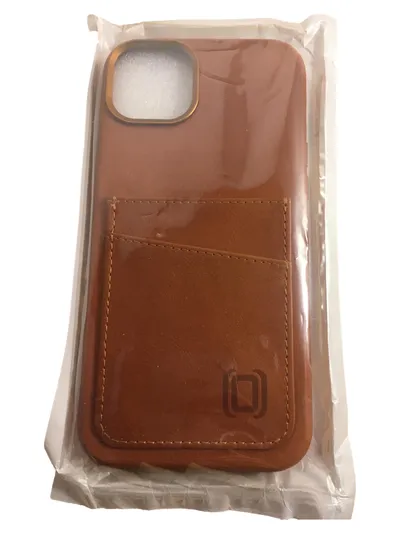 Dockem Leder Handytasche mit Kartenfach Braun 17cm