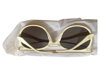 DUCO Runde Damen Sonnenbrille Retro Metall Kunststoff UV-Schutz 5.5cm