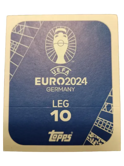 Topps UEFA EURO 2024 Sammelkarte Sticker LEG 10 Blau