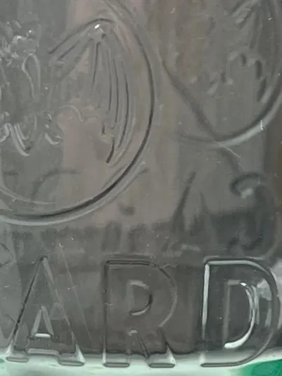 BACARDÍ Glas Transparent Trinkglas Logo Cocktail Glas 11cm Party