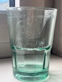 BACARDÍ Glas Transparent Trinkglas Logo Cocktail Glas 11cm Party 5