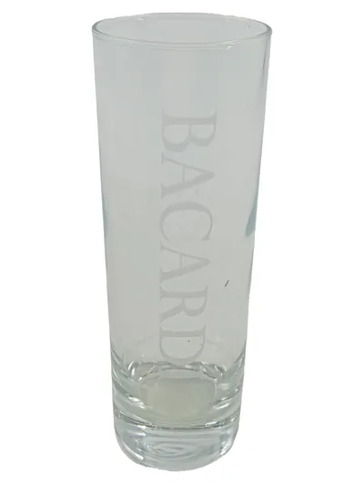 BACARDI Rum Longdrinkglas Cocktailglas Transparent 250ml Logo-Print