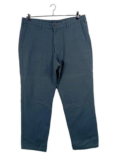 LANDS' END Herren Chino Stoffhose Petrol Gr. 38/54 Traditional Fit