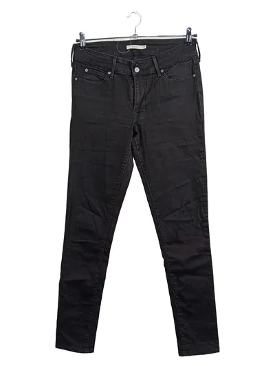 Levi's Damen Jeans 711 Skinny Fit W29 Schwarz