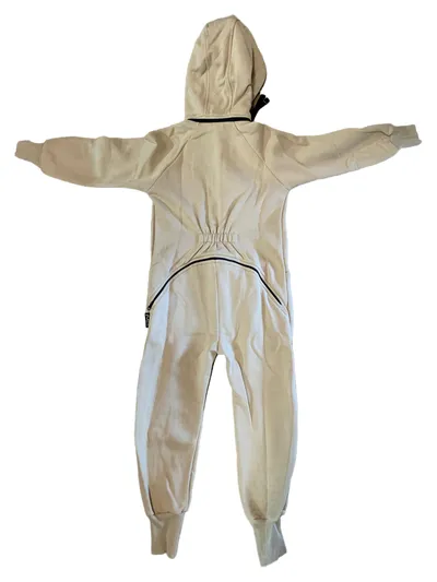 Bungly boo! Overall Jumpsuit Kinder Gr. 92 Beige Kapuze Einteiler