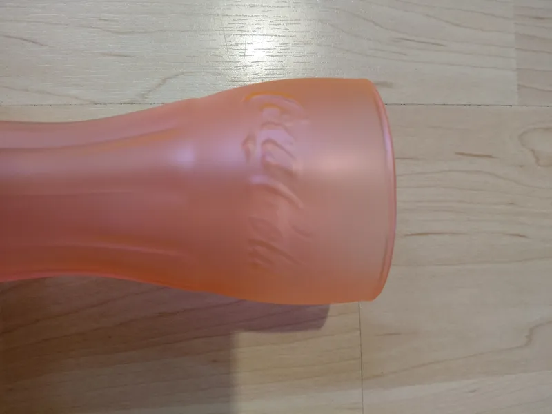 Coca-Cola Trinkglas Retro Glas Orange Logo 14cm Höhe Sammler 2