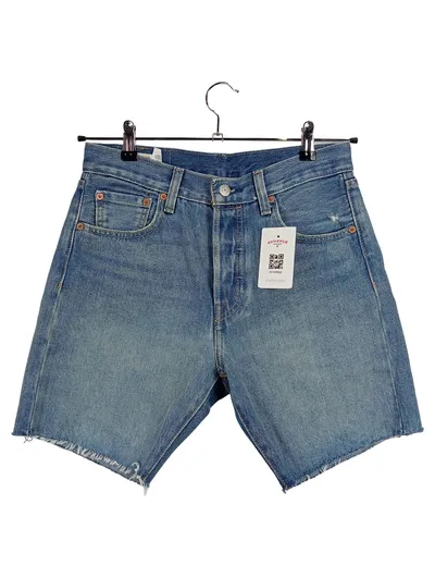 Levi's 501 '93 Jeans Shorts Damen W29 Blau Denim Kurze Hose Casual