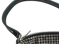 Alexander Wang Rhinestone Shoulder Bag Damen Clutch Silber Strass Glamourös 4
