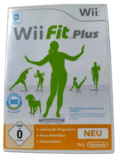 Nintendo Wii Fit Plus Spiel Sport Fitness Training Balance Board Nötig