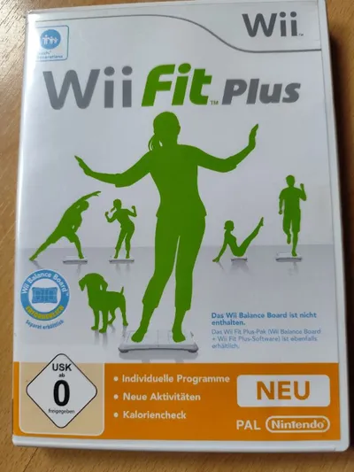 Nintendo Wii Fit Plus Spiel Sport Fitness Training Balance Board Nötig