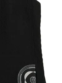 Desigual Pullunder Kleid Damen Gr. 38 M Schwarz Grafisch Struktur Reißverschluss 4