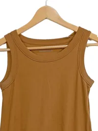 Marc Cain Damen Freizeitkleid Gr. 38/M Baumwolle Braun Casual 2
