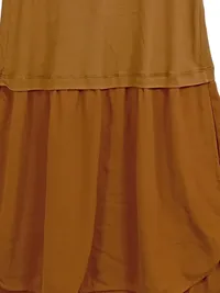 Marc Cain Damen Freizeitkleid Gr. 38/M Baumwolle Braun Casual 5