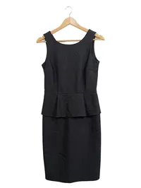 HALLHUBER Damen Businesskleid Gr. 34 XS Schwarz Etuikleid 1