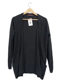 Comptoir des Cotonniers Strickjacke Damen 38 M Schwarz Wolle Kaschmir Cardigan 1