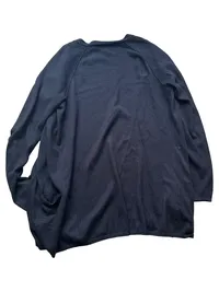 Comptoir des Cotonniers Strickjacke Damen 38 M Schwarz Wolle Kaschmir Cardigan 2