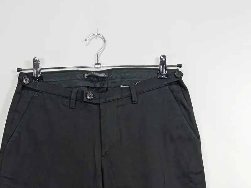 DRYKORN Stoffhose Herren Gr. W32/L28 Schwarz Chino Baumwolle 3