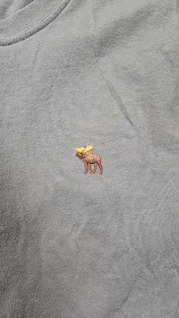 Abercrombie & Fitch Herren T-Shirt Gr. 40;XXS Grau Casual 5