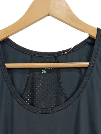 Benger Damen Sportshirt Tanktop Gr. 38 Schwarz Sportlich