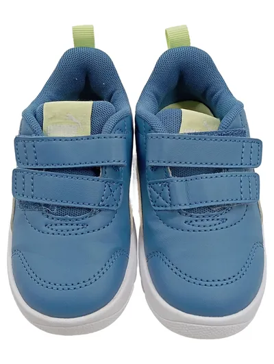 PUMA Kinder Sneaker Lauflernschuhe Gr. 22 Blau Klettverschluss