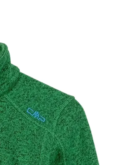 CMP Fleecejacke Kinder Gr. 152 Grün Meliert Outdoor Strickfleece