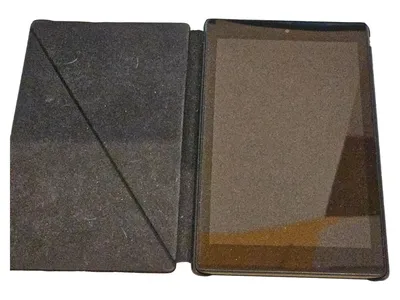 Amazon Fire Tablet 8 Zoll Schutzhülle Case Cover Schwarz Uni