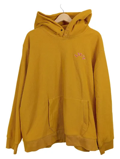 Levi's Herren Kapuzenpullover Fleece Gelb Gr. XXL