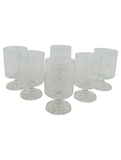 Zwiesel Kristallglas Weingläser Set 6 Stück mit Gravur Transparent
