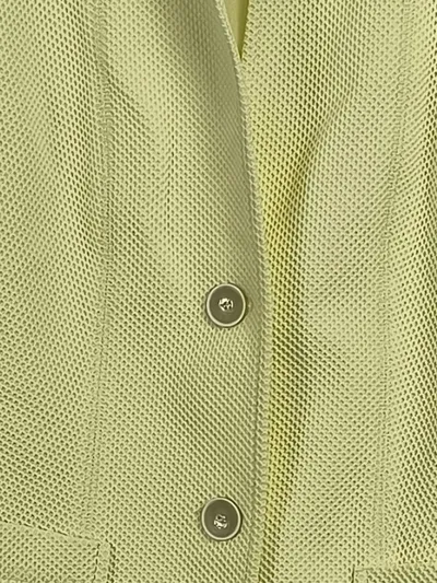 Luisa Cerano Damen Blazer Gr. 40 Gelb Strukturmuster Business