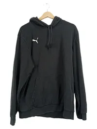 PUMA Kapuzenpullover Herren XL Schwarz Hoodie Baumwolle Sportlich 1