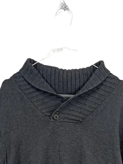 WE Herren Pullover Strickpullover Schalkragen Grau Gr. XL 52 Baumwolle Casual