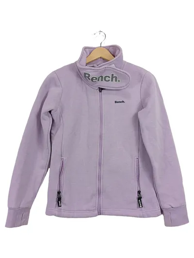 Bench Fleecejacke Mädchen Gr. 164 Lila Sweatjacke Stehkragen