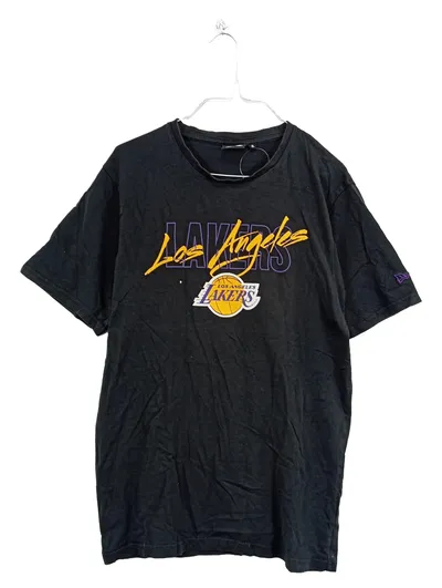 New Era Los Angeles Lakers NBA T-Shirt Herren Gr. XL Schwarz Fanshirt