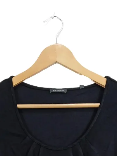 Marc O'Polo Damen Freizeitkleid Gr. 34 Schwarz Casual Kurzarm