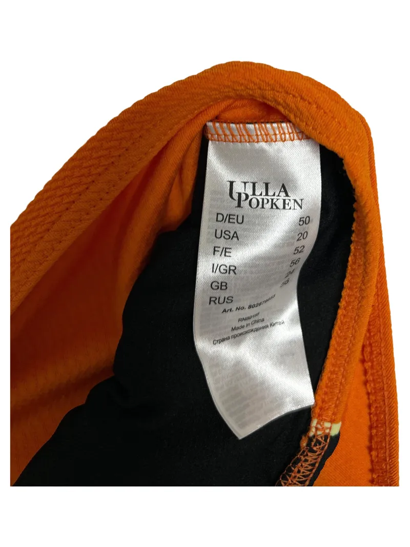 Ulla Popken Bikini Damen Gr. 50 Orange Grün Schwarz Bademode 5