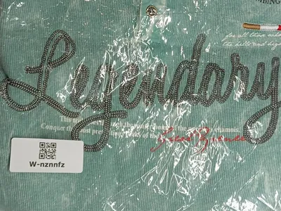 Redway Herren Langarmshirt Legendary Gr. M/50 Grün Cord Stickerei