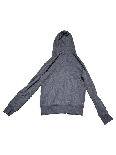 Superdry Herren Kapuzenpullover Reißverschluss Grau Gr. 38/XXS Casual