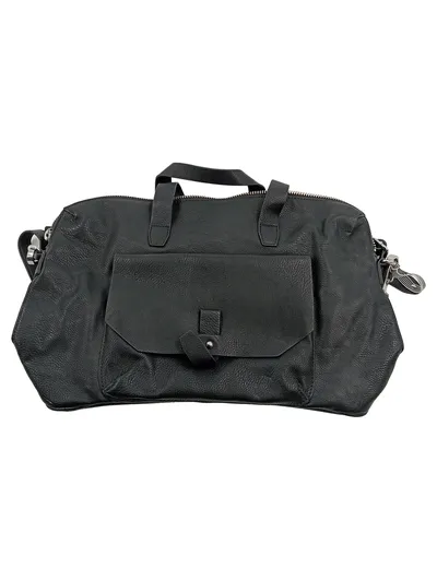 Schwarze Umhängetasche Damen Schultertasche Crossbody Bag 43x25cm Casual