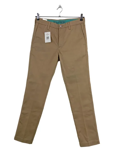 Levi's Sta-Prest Herren Chino Stoffhose Beige W32 L31 Business