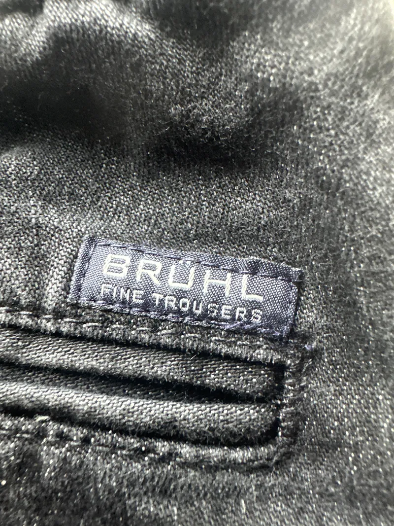 Brühl Fine Trousers Herren Jeans Hose W28 Grau Elastikbund Wide Fit 3