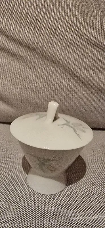 Rosenthal Dekoschale Porzellan Blumen Klassisch Weiß 8x10 cm