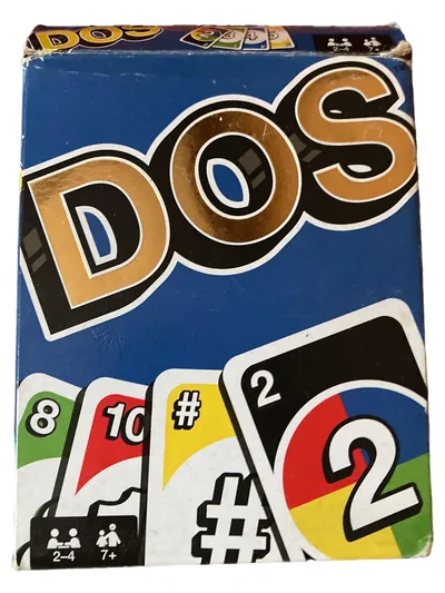 Mattel DOS Kartenspiel Familienspiel für 2-4 Spieler ab 7 Jahre