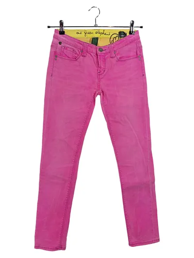 One Green Elephant Damen Skinny Fit Jeans Pink Gr. 36 Modisch