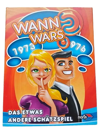 Noris Wann Wars Schätzspiel Quizspiel 2-6 Spieler ab 10 Jahre
