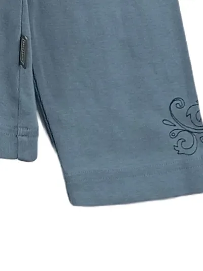 Schiesser Langarmshirt Damen Gr. 38 M Blau Baumwolle Mix & Relax Basic Shirt