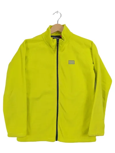 LEGO Wear Fleecejacke Kinder Gr. 158 Gelb Sportlich Outdoor Reißverschluss